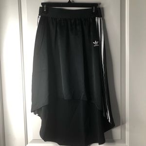 Adidas high low satin skirt size XS